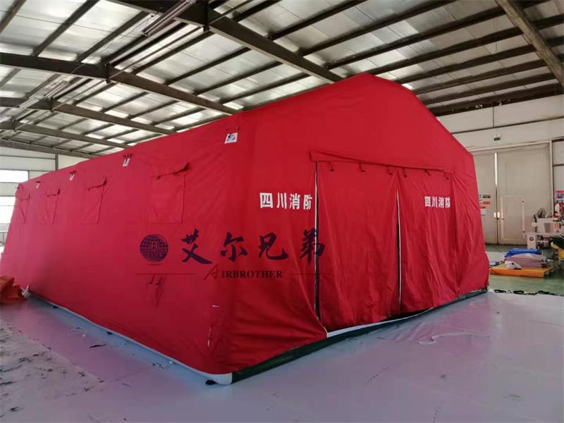充气大型帐篷怎样搭建