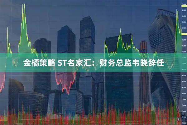 金橘策略 ST名家汇：财务总监韦晓辞任